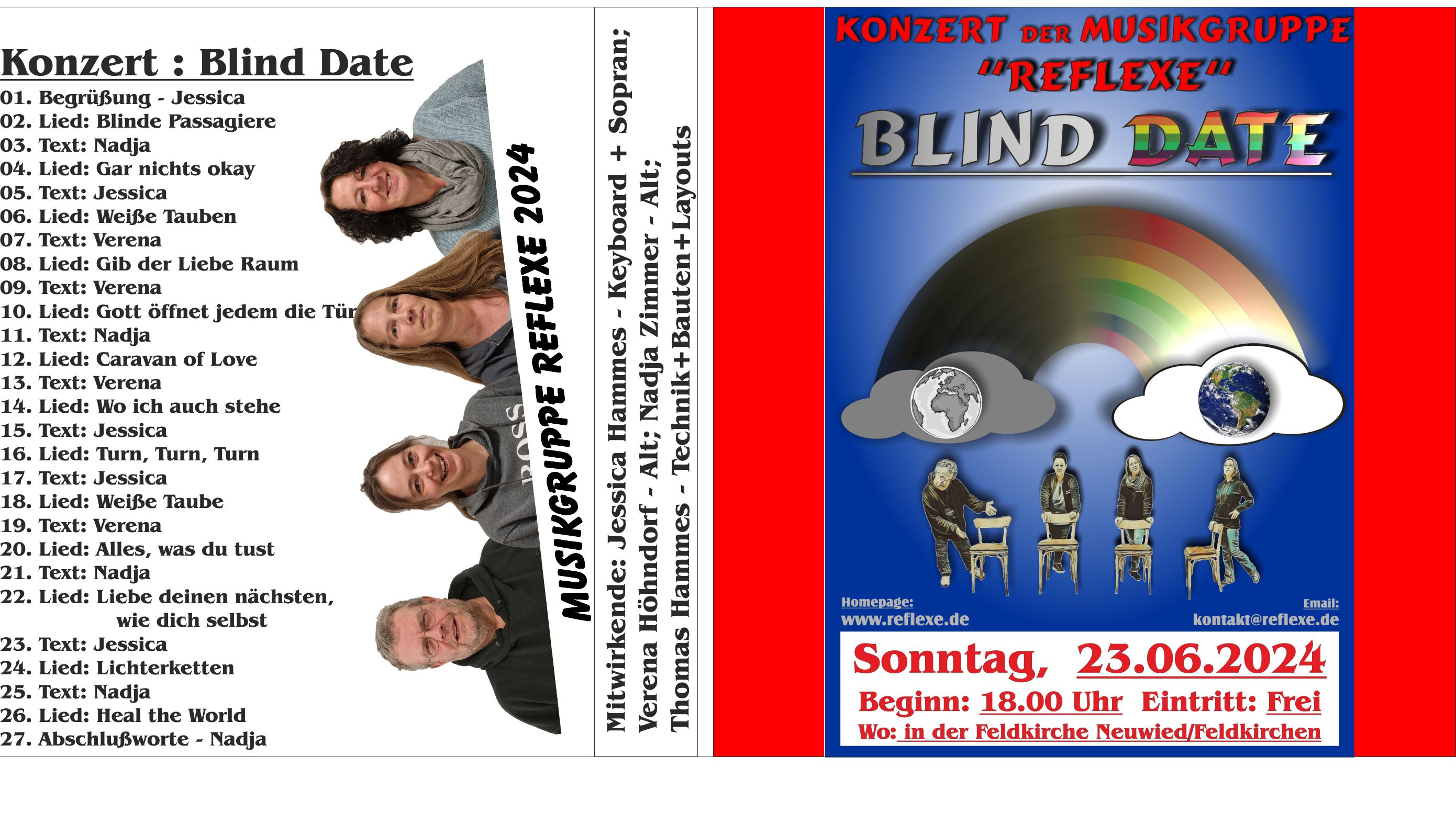 CD-Layout - Benefizkonzert - Der Schatz liegt in Dir